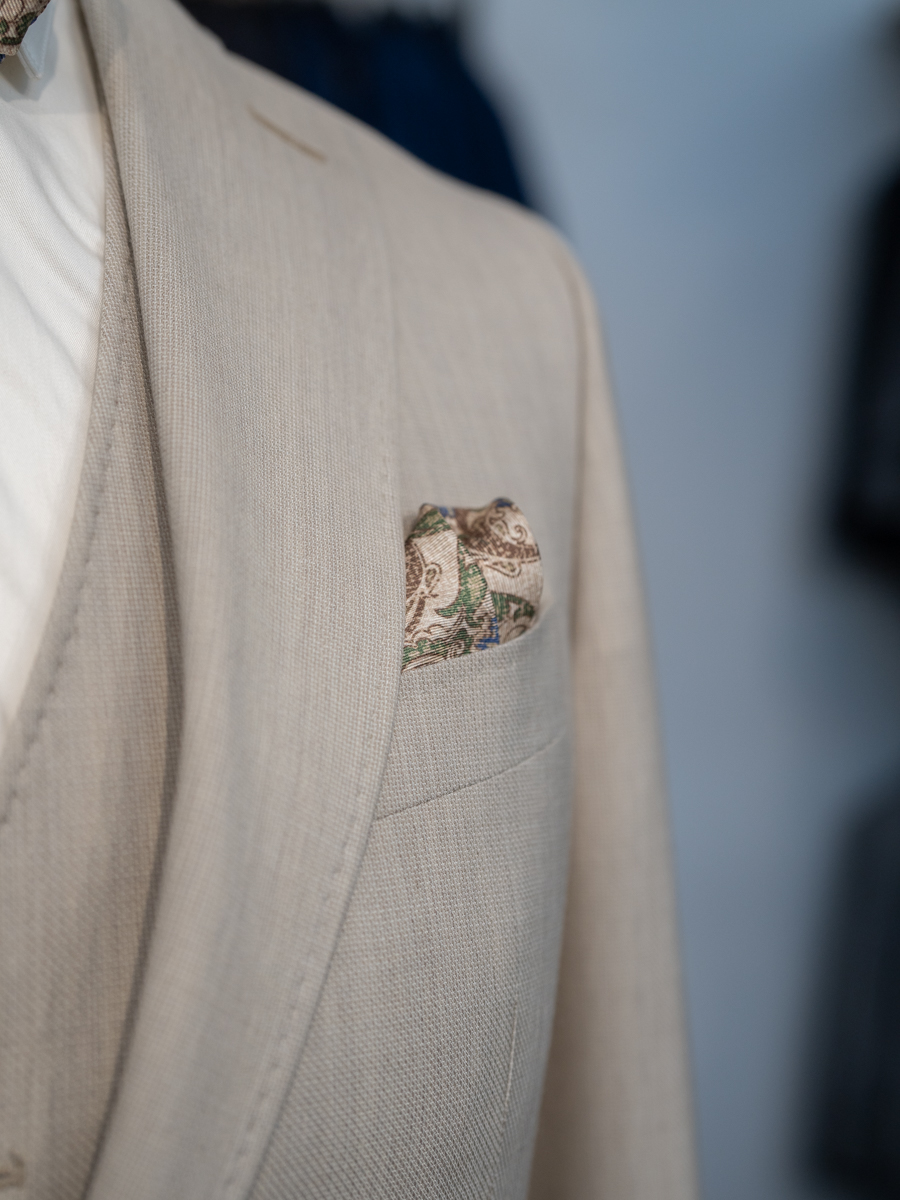 Hochzeitsanzug beige Heinrich und Heino