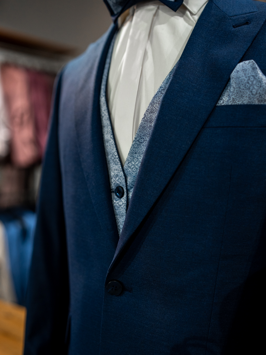 Hochzeitsanzug blau Bolle