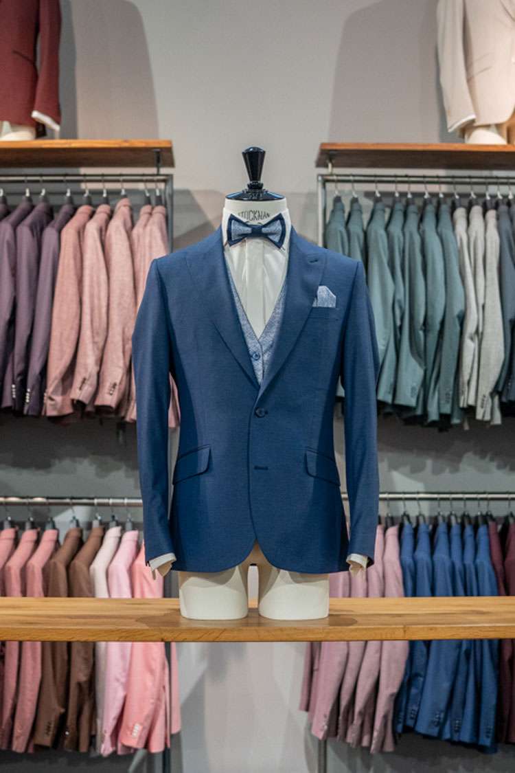 Hochzeitsanzug blau Bolle