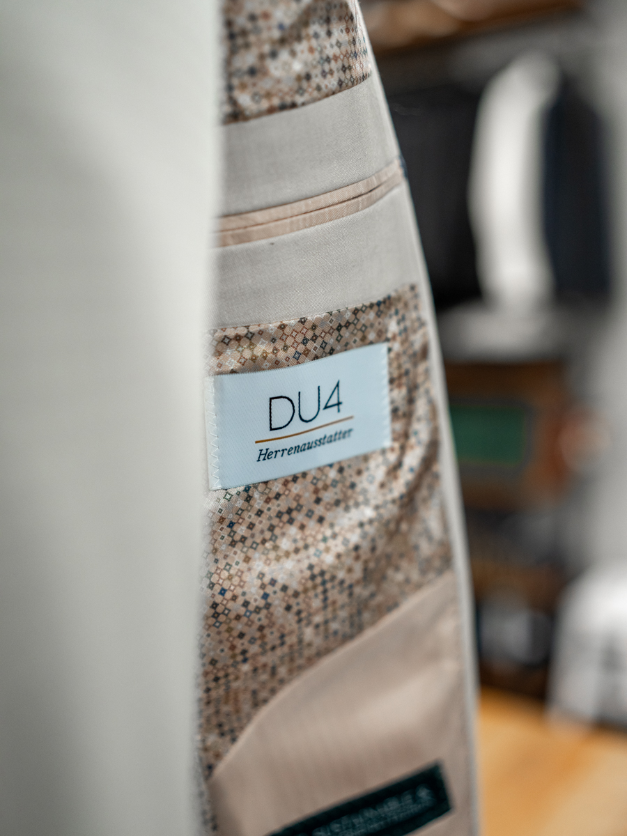 Hochzeitsanzug helles beige Helge