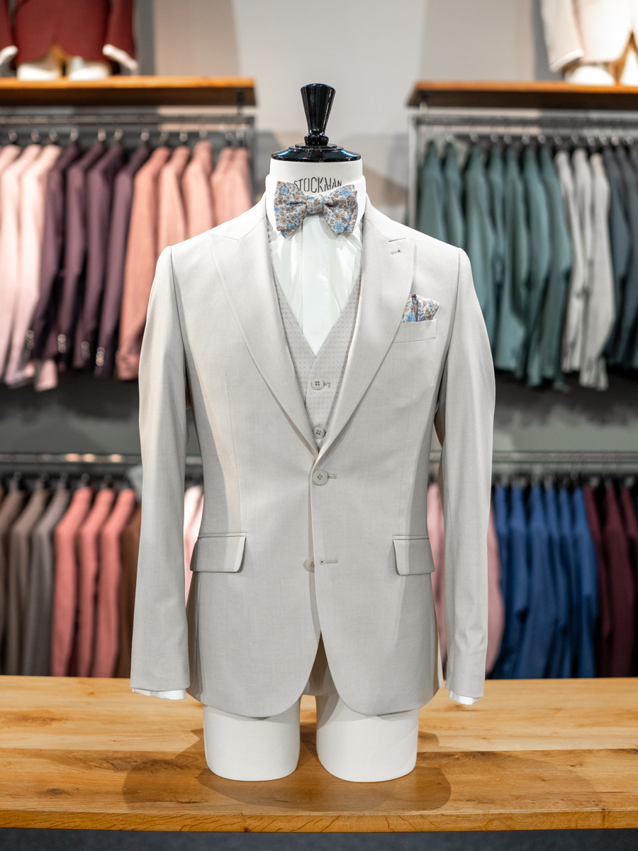 Hochzeitsanzug helles beige Helge