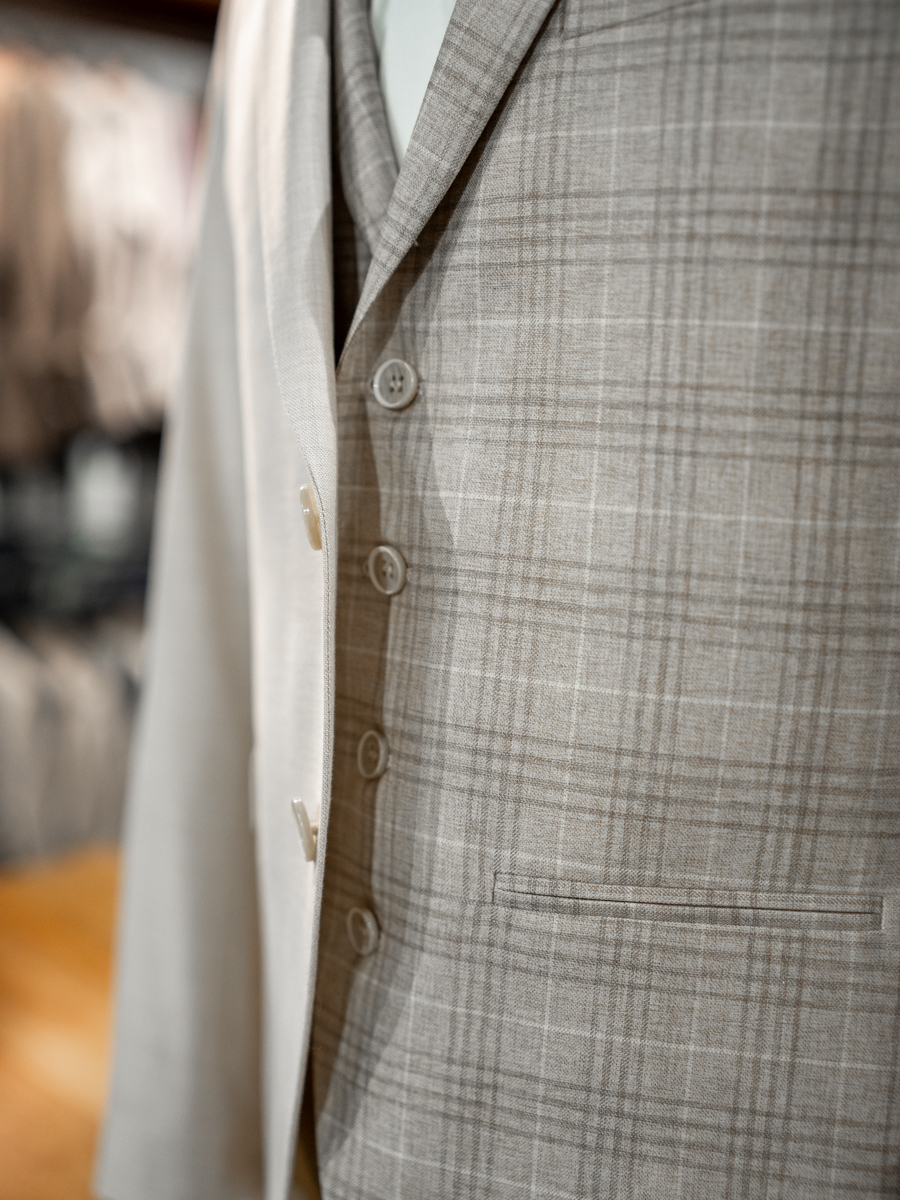 Hochzeitsanzug helles beige Hannibal