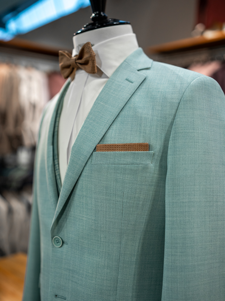 Hochzeitsanzug mint hellblau Mattis