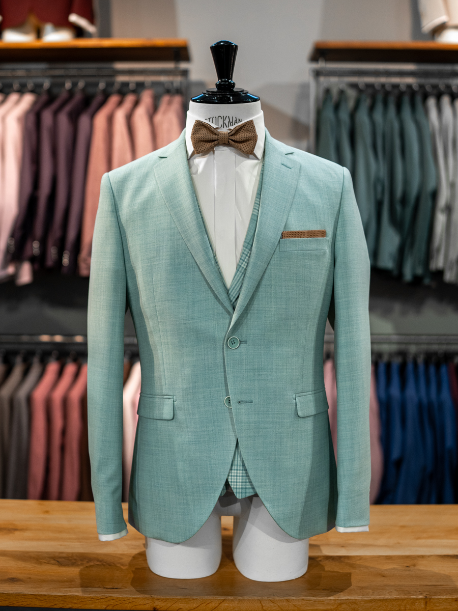 Hochzeitsanzug mint hellblau Mattis