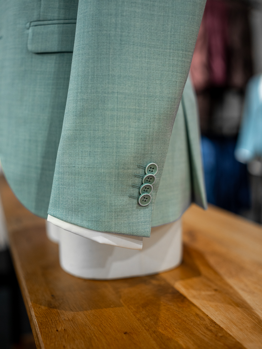 Hochzeitsanzug mint hellblau Mattis