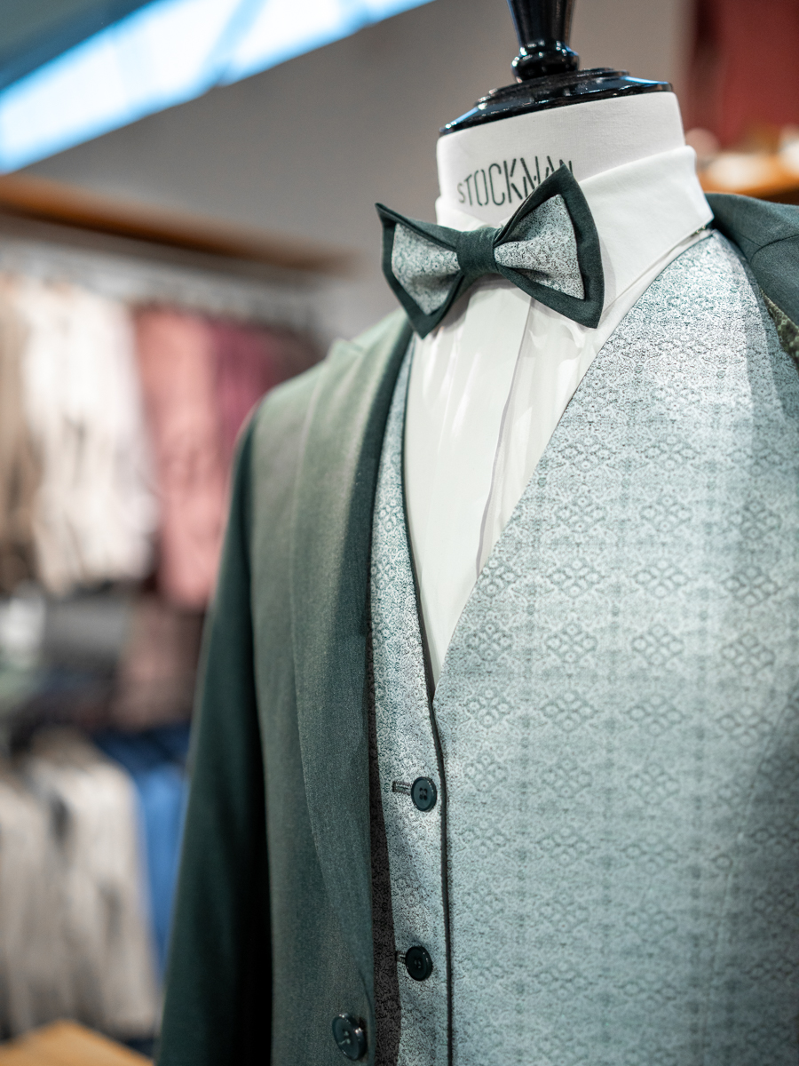 Hochzeitsanzug grün Matze