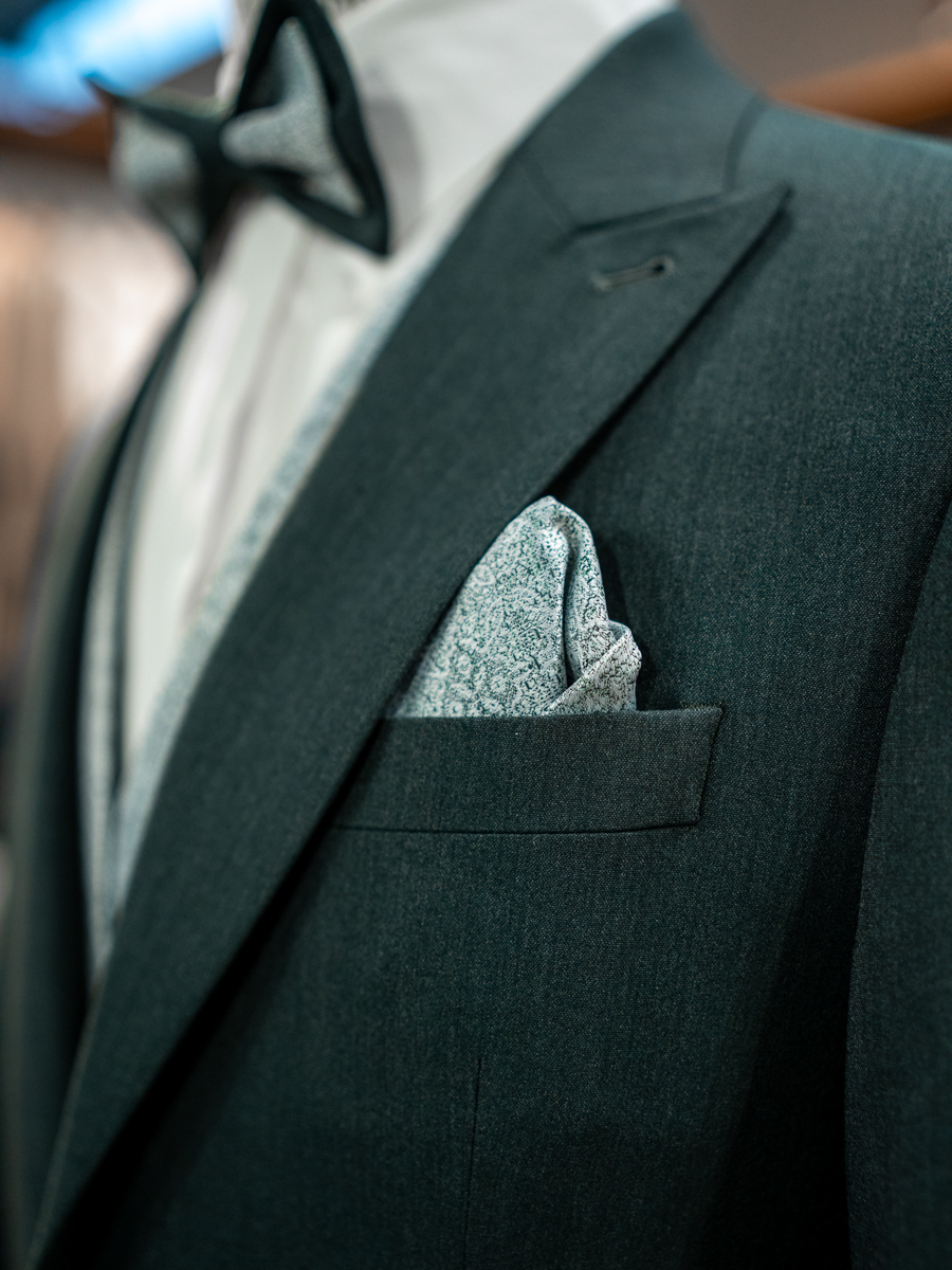 Hochzeitsanzug grün Matze