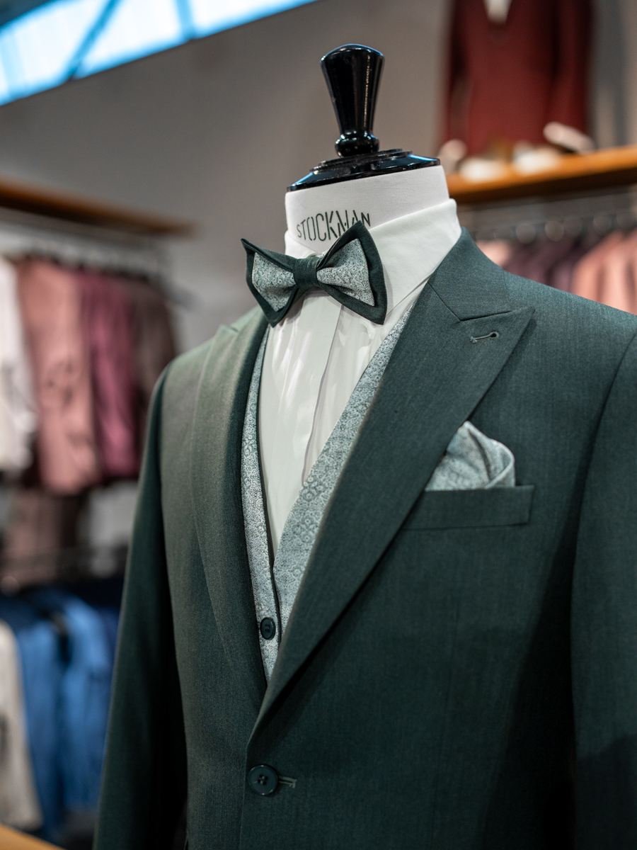 Hochzeitsanzug grün Matze