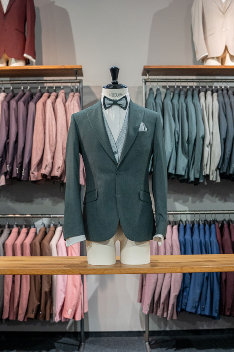 Hochzeitsanzug grün Matze