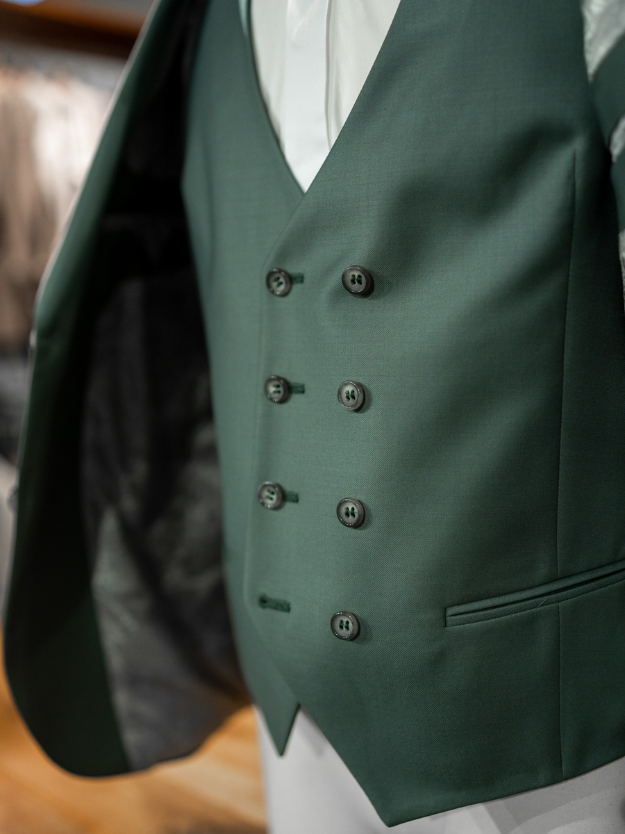 Hochzeitsanzug grün Morten